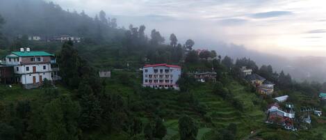 Uitzicht vanuit accommodatie