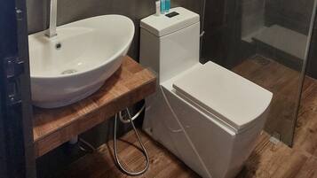 Deluxe Double or Twin Room, Garden View | Bathroom | Shower, free toiletries, soap, shampoo