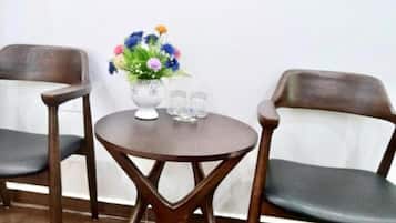 Blackout drapes, iron/ironing board, free WiFi, bed sheets