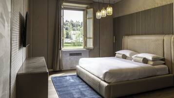 1 chambre, literie de qualité supérieure, couette en duvet d'oie