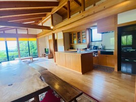 Deluxe Villa, Non Smoking | Private kitchen | Full-size fridge, microwave, stovetop, electric kettle