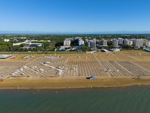 Accommodatie ligt op het strand