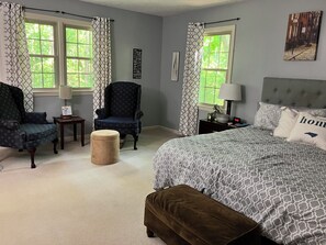 5 bedrooms, iron/ironing board, travel cot, WiFi