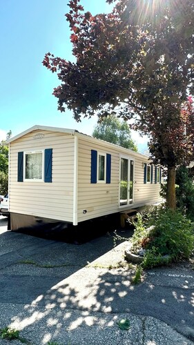 Cottage 4 Ideales 2 Zimmer Mobilhome für 3 Erwachsene +1 Kind auf Ecksofabett