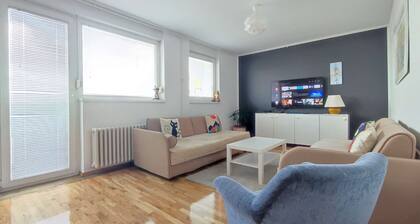 One bedroom apartment with panoramic view of Zagreb