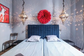 3 chambres, fer et planche Ă repasser, Wi-Fi, draps fournis