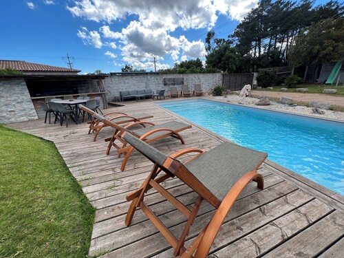 Villa Tout Confort Avec Piscine a 10mn des Plages de St Cyprien