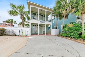 Ferienhaus, Mehrere Betten (Blue Turtle Beach House) | Aussenbereich