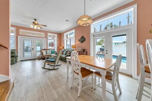 House, Multiple Beds (Blue Turtle Beach House) | Dining