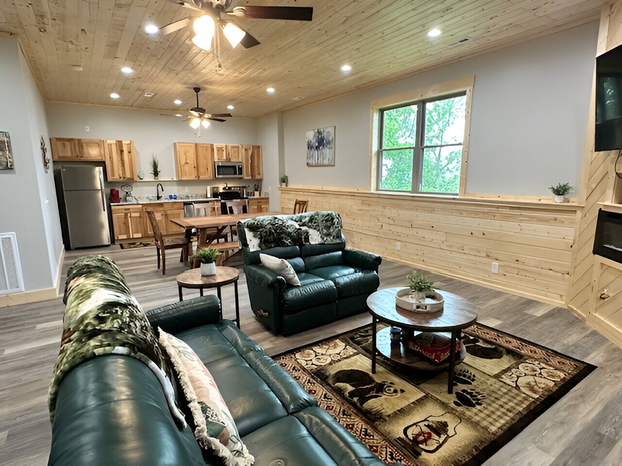 TV connectée, cheminée