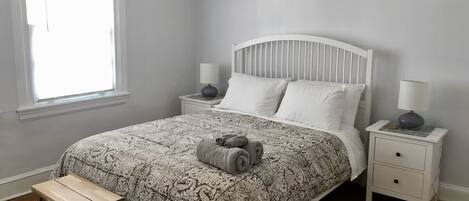 4 dormitorios, tabla de planchar con plancha, wifi y ropa de cama