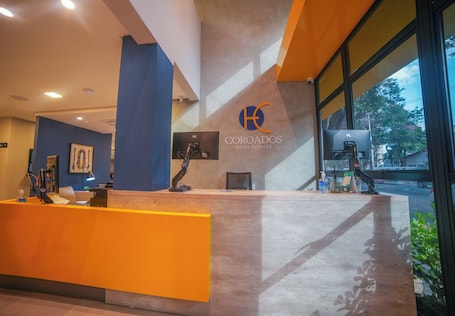 Reception. Hotel Coroados Foz Express