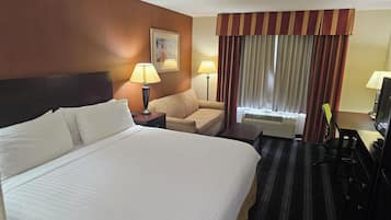 Bureau, espace de travail pour ordinateur portable, rideaux occultants