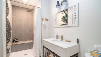 The Sweet: Family Room w/ Private Bath | Bathroom | Free toiletries