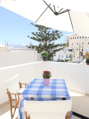 Apartment, 1 Bedroom, Smoking, Balcony | Outdoor dining - Valentina Central Studio (Naxos)