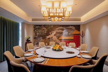 Restaurante. Mianzhu Youdao Club Hotel