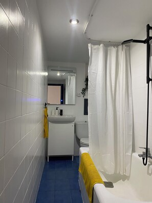 Towels, soap, toilet paper