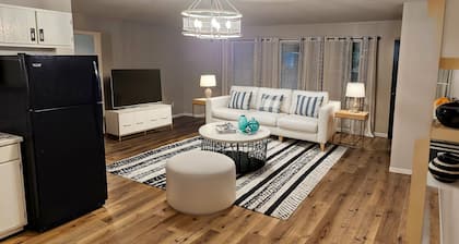 Furnished accommodation with kitchen, one full bath and 2 bedroom's.