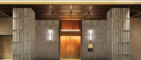 Façana frontal de l'allotjament