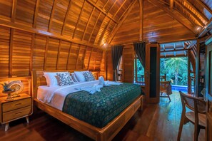 One Bed Room Villa Lumbung | Desk, free WiFi - Villa Mayu (Karangasem)