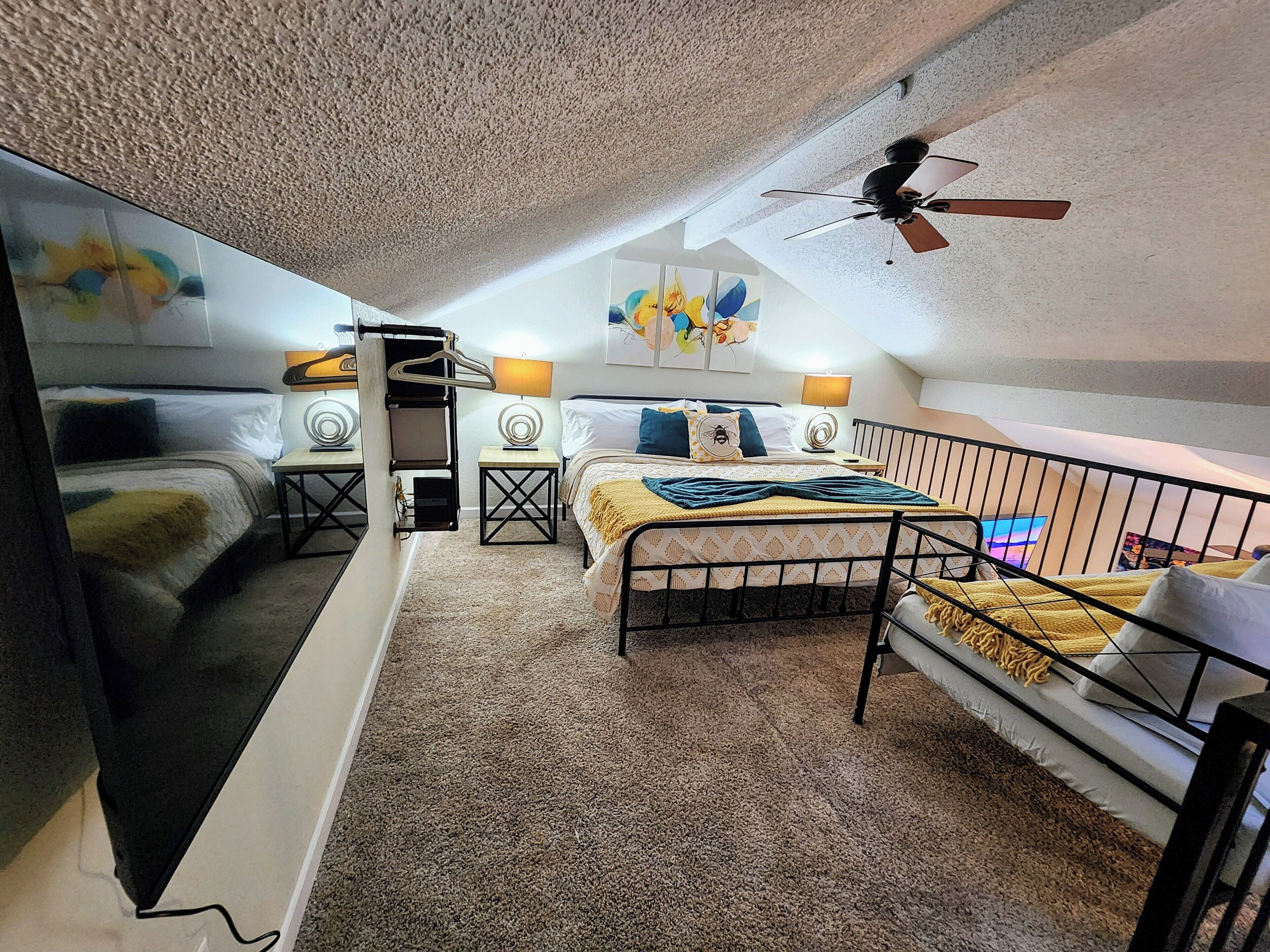 2 Schlafzimmer, Bügeleisen/Bügelbrett, kostenloses WLAN, Bettwäsche