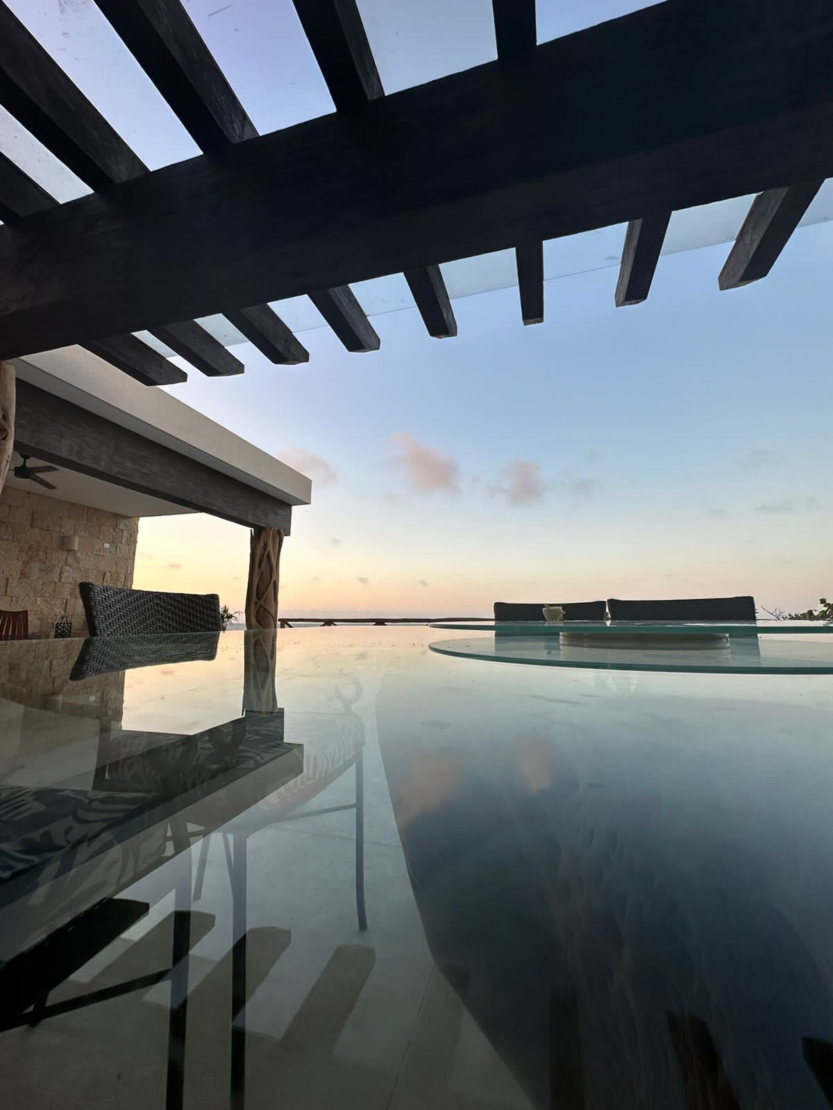 On the beach, free beach cabanas, sun loungers, beach umbrellas