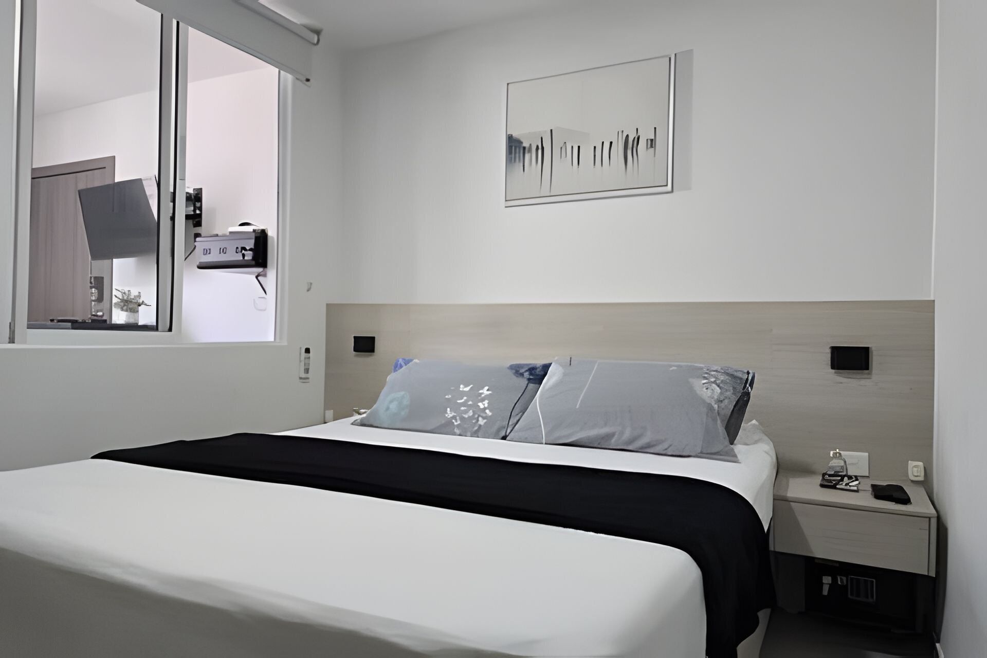 Leilighet | 1 soverom, blendingsgardiner, strykejern/-brett og wi-fi (inkludert)