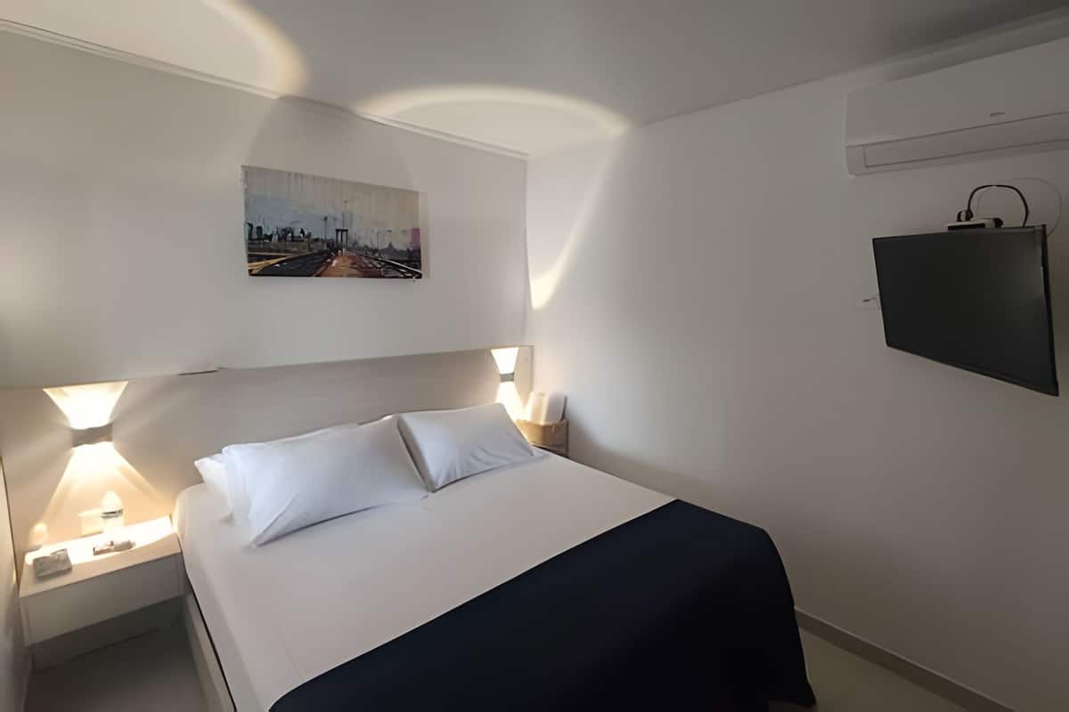 Leilighet | 1 soverom, blendingsgardiner, strykejern/-brett og wi-fi (inkludert)