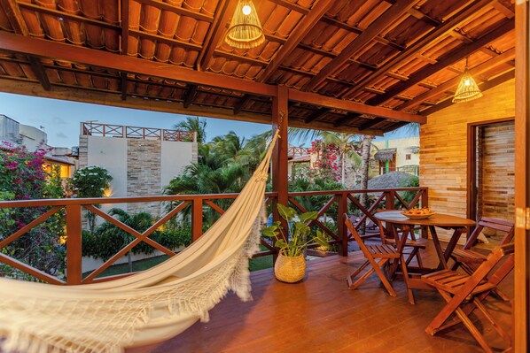 Outdoor dining - Apartamento Lindo e Completo em Jericoacoara Para até 5 Pessoas (Jijoca de Jericoacoara)