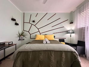 1 室のベッドルーム、アイロン / アイロン台、WiFi、ベッドシーツ