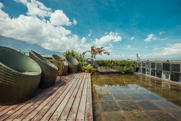 Pemandangan dari properti