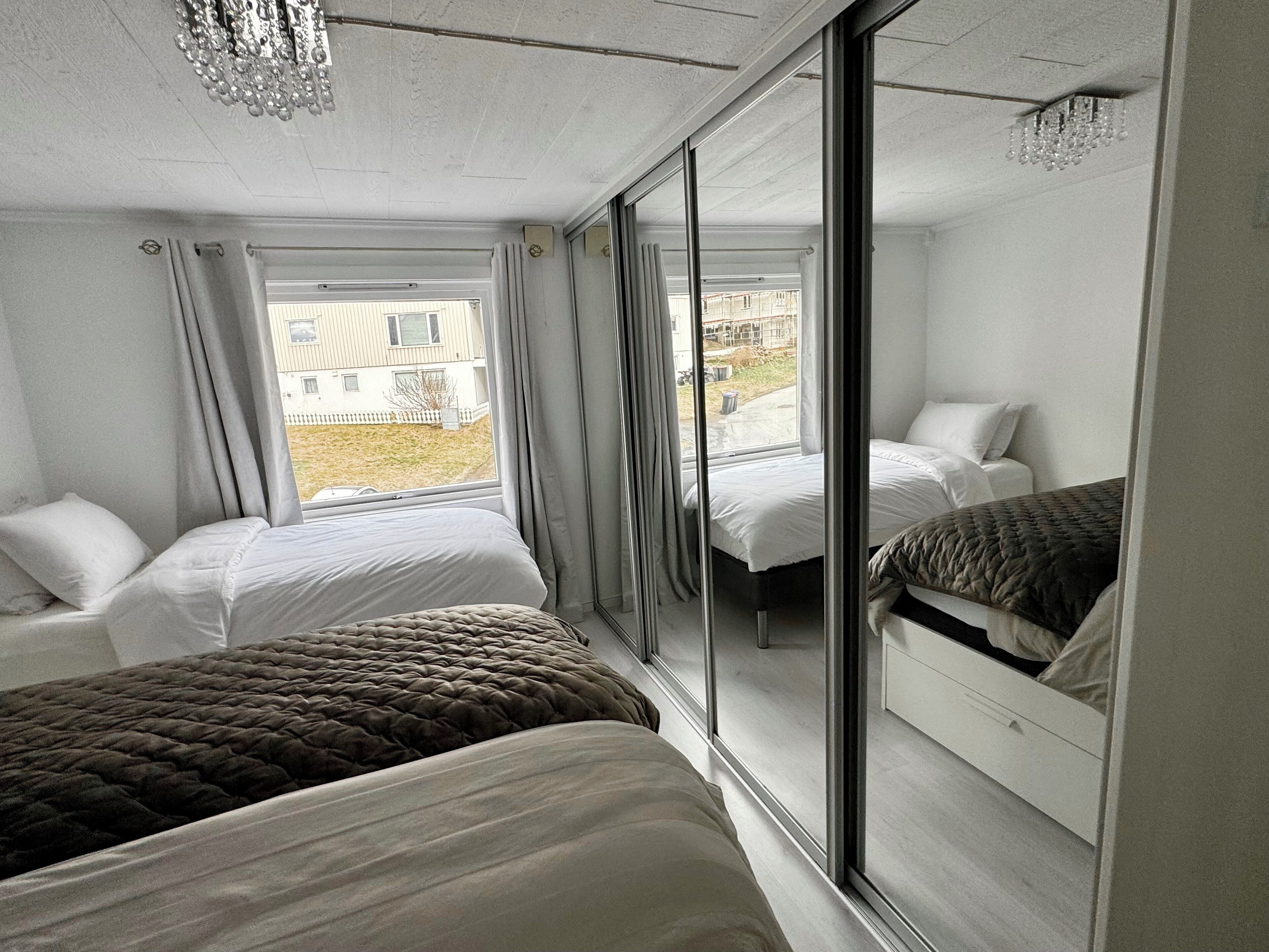 2 soverom, strykejern/-brett, wi-fi og sengetøy