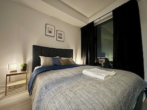 2 bedrooms, bed sheets