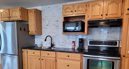 This 2 bedroom, 2 bathroom waterfront property offers fantastic river views!