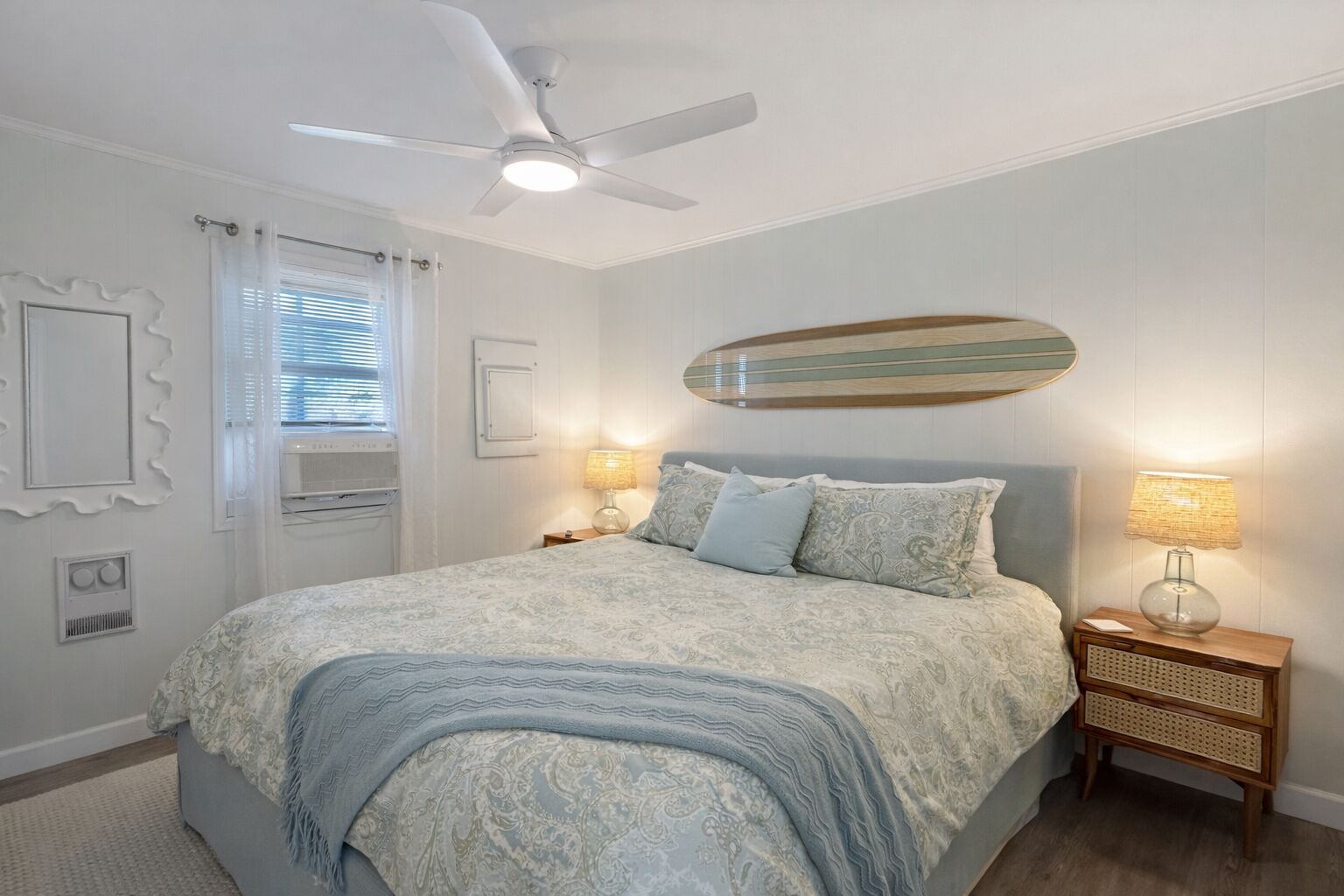 2 bedrooms, iron/ironing board, free WiFi, bed sheets