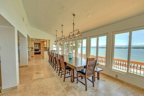Dining - Expansive Lakefront Retreat w/ Pool & Games (Dandridge)