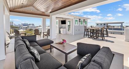 Emerald Sunset by Avantstay 9bdr Villa Pool+game Room+rooftop+walk to Beach