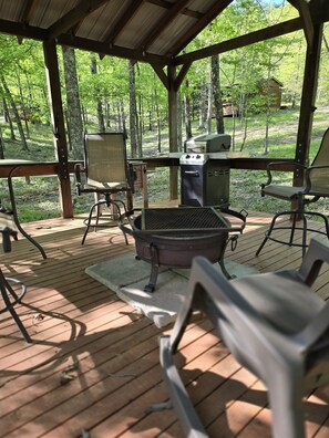 Property grounds - The True Eagle Cabin (Mena)