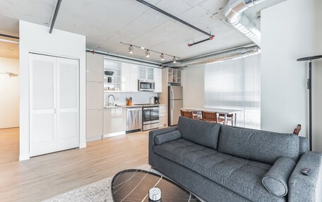 City Apartment, Multiple Beds, City View | Living area | 50-inch Smart TV with digital channels, Netflix, Hulu