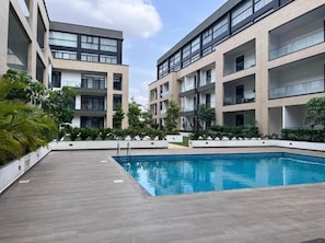 5 indoor pools, 3 outdoor pools
