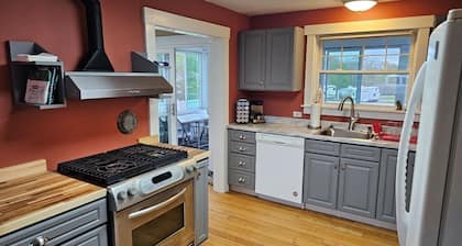 4 Bedroom Cape on beautiful Penobscot Bay.  Close to many popular coastal towns.