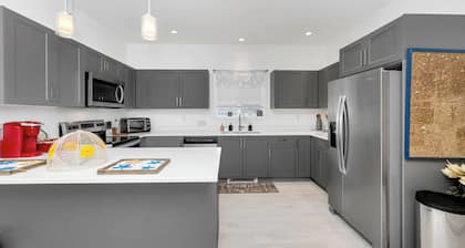 Spacious and modern new construction with lots of room for the family.