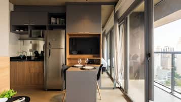 Estúdio executivo | 1 quarto, roupas de cama premium