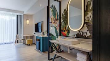 Habitación Deluxe doble | Zona de estar