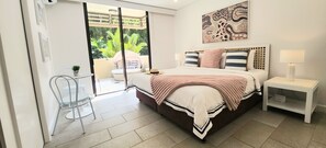 1 soverom, strykejern/-brett, wi-fi (inkludert) og sengetøy