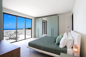 3 bedrooms, in-room safe, desk, iron/ironing board - Infinite Blue Villa, Beachfront Elegance with Infinity Pool  | Infinite Blue Villa (Sint Maarten)
