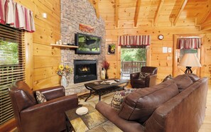 TV, peis og DVD-spiller