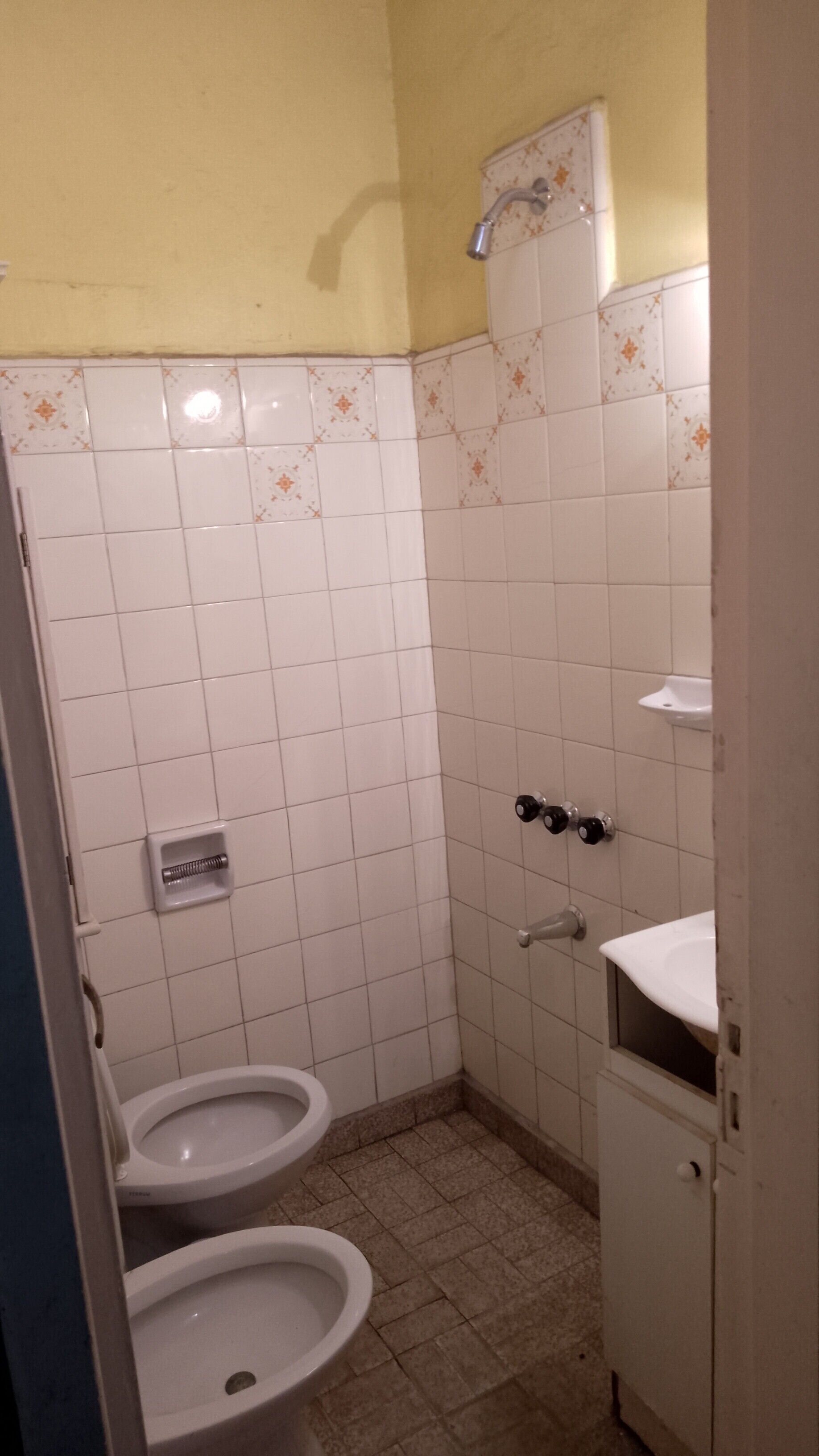 Bidet, toallas, jabón, shampoo