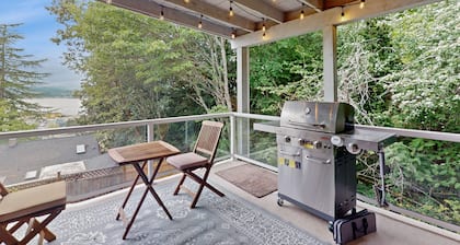 Dog-friendly house w/ enclosed yard, dedicated workspace, gas grill, W/D