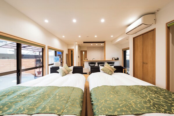 2 makuuhuonetta, Wi-Fi, vuodevaatteet